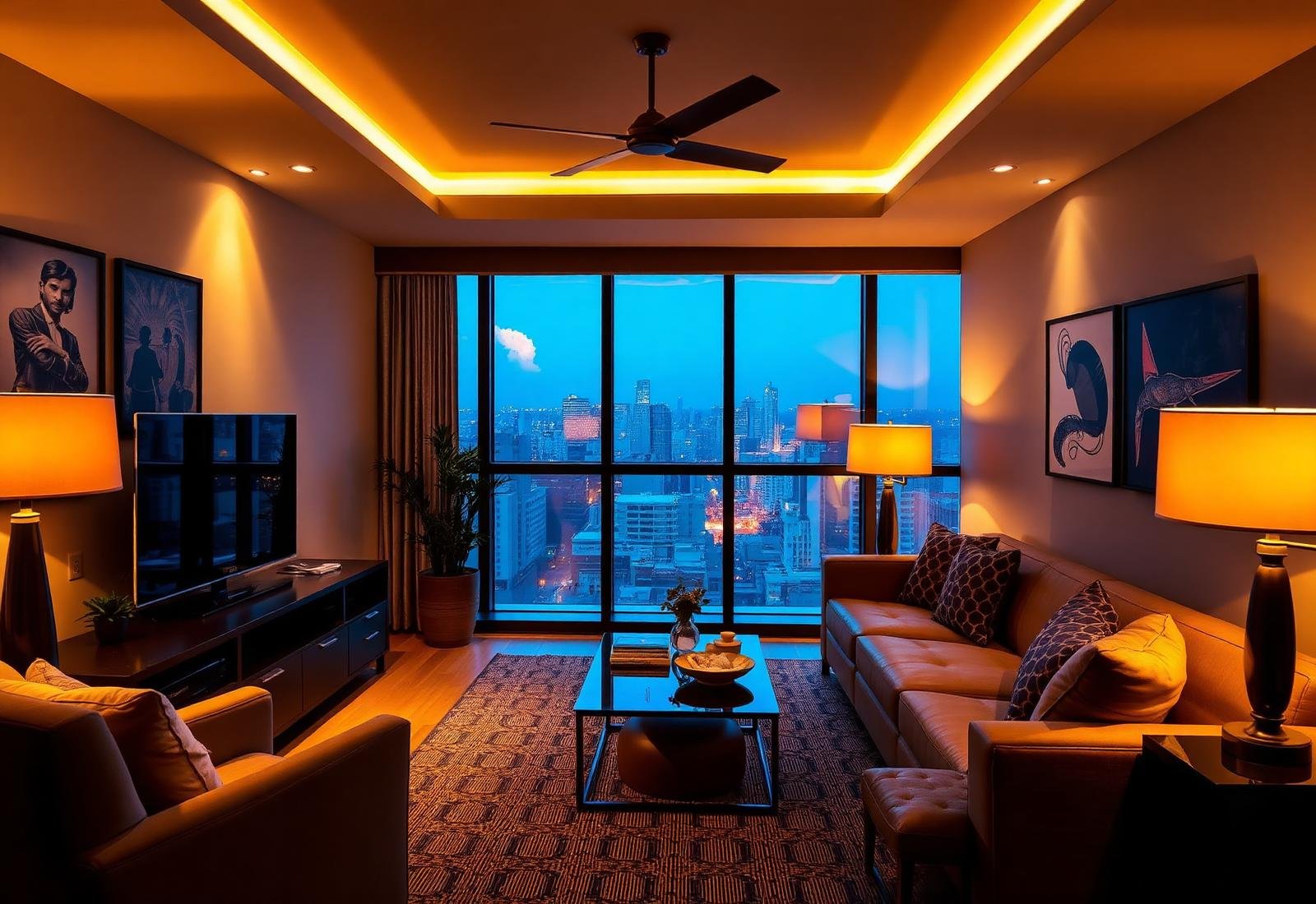 Furnished Indian apartment set up as a high-earning Airbnb short-term rental